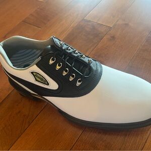 FootJoy DryJoys P.R.O. Golf Shoes – Men’s Size 8 Medium – White/Black – NWT